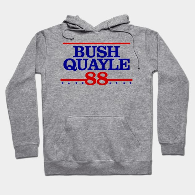 Bush Quayle 88 Hoodie by Tee Arcade